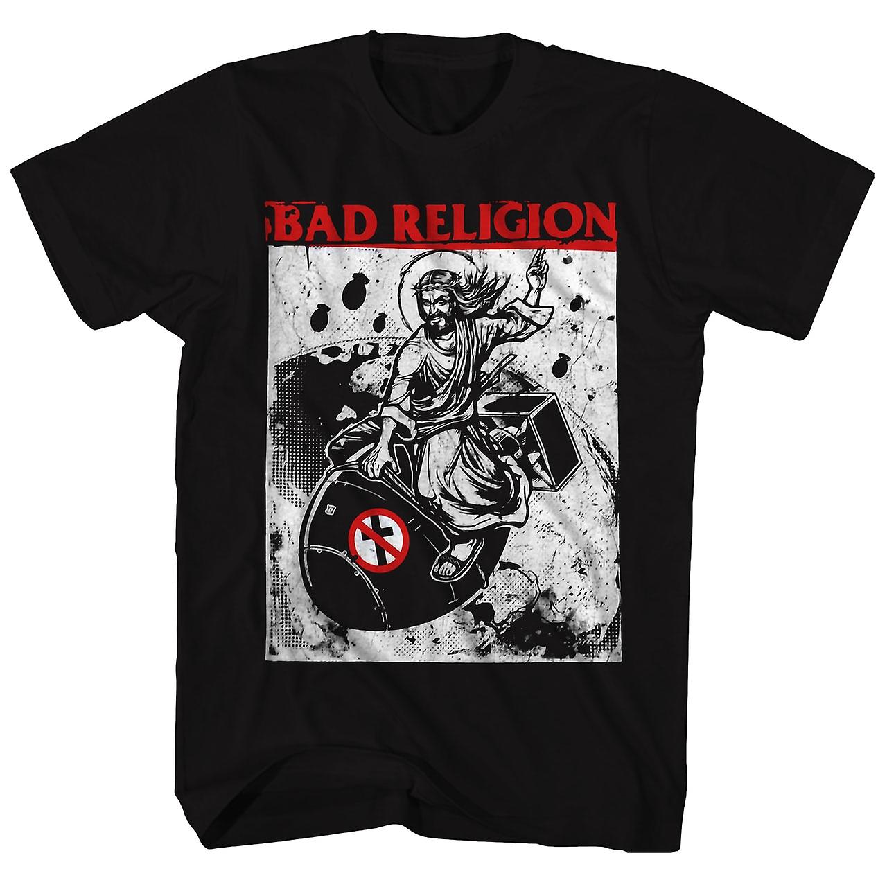 Foto 2 pulgar | Camiseta Bad Religion Atomic Jesus Para Hombre - Venta Internacional.