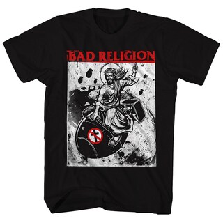 Foto 1 | Camiseta Bad Religion Atomic Jesus Para Hombre - Venta Internacional.
