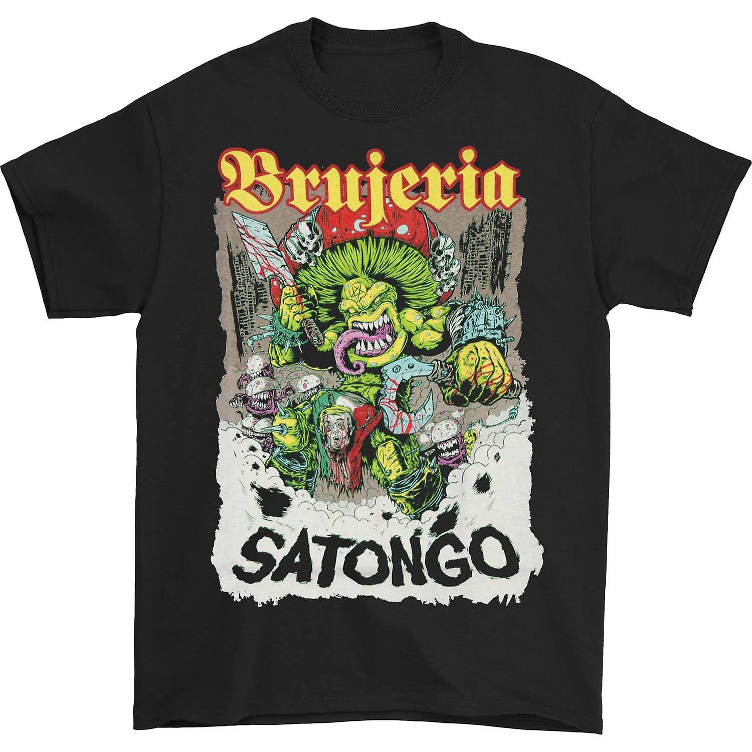 Foto 1 | Camiseta Rockinstone Brujeria Satongo Para Hombre 100% Algodón - Venta Internacional.