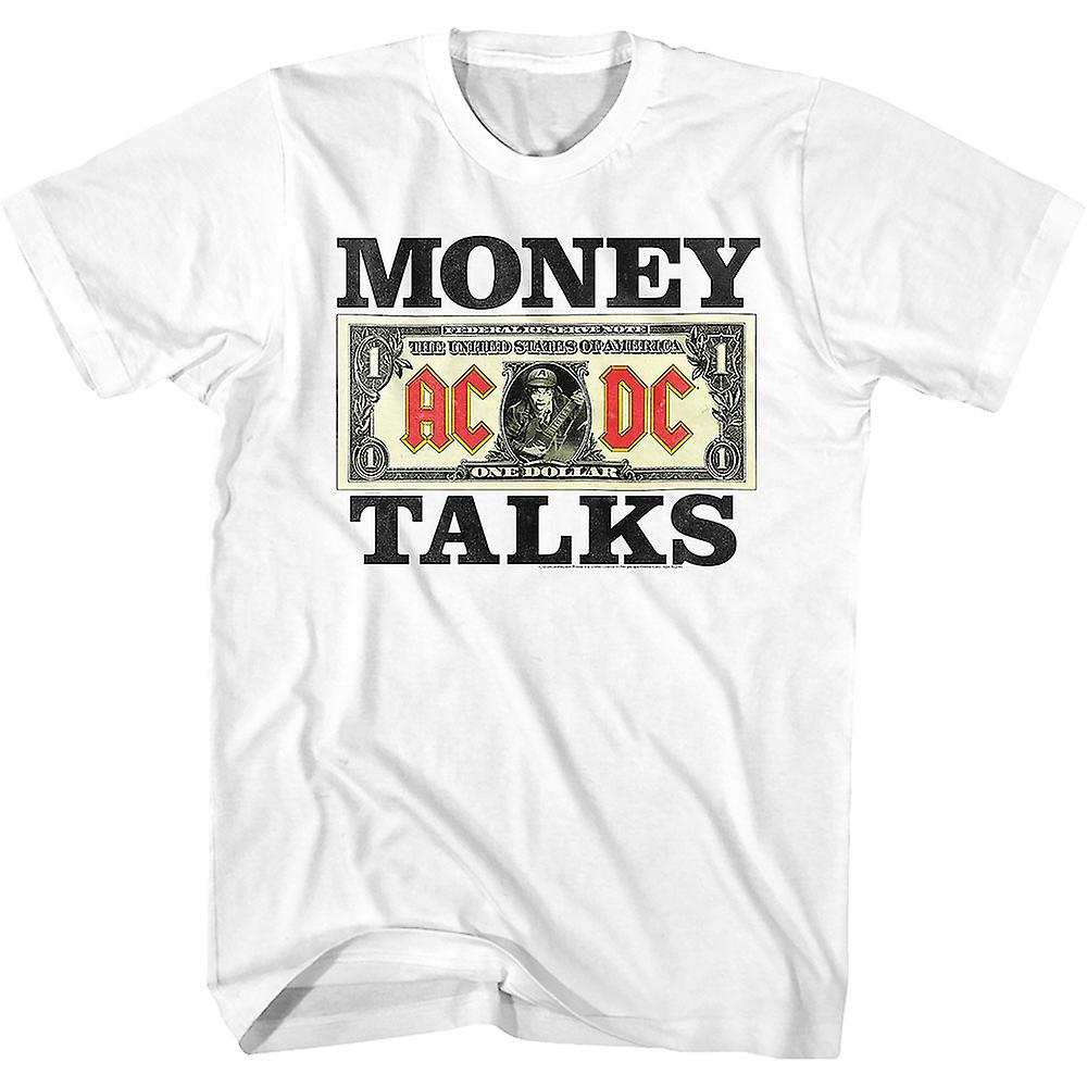 Foto 2 pulgar | Camiseta Rockinstone Moneytalks Acdc 100% Algodón - Venta Internacional.