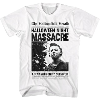 Foto 1 | Camiseta Rockinstone Michael Myers Headline Halloween - Venta Internacional.