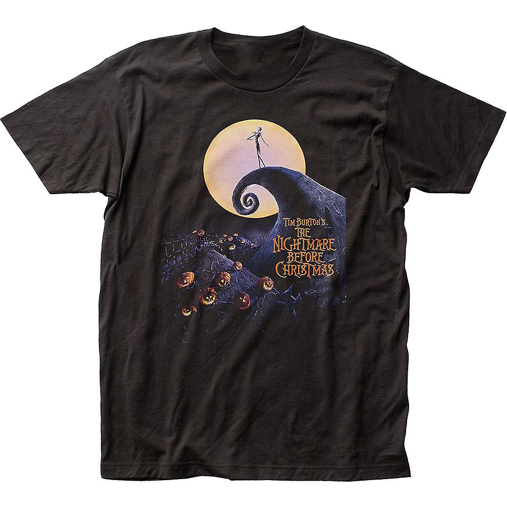 Foto 2 pulgar | Camiseta Póster De La Película Rockinstone Nightmare Before Christmas - Venta Internacional.