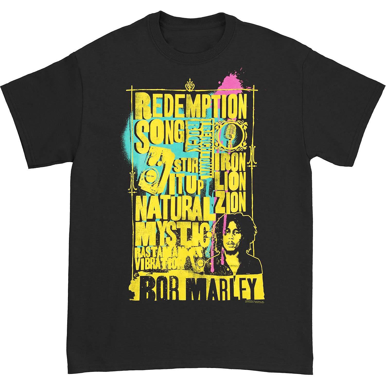 Foto 2 pulgar | Camiseta Rockinstone Bob Marley Redemption Mystic Para Hombre - Venta Internacional.