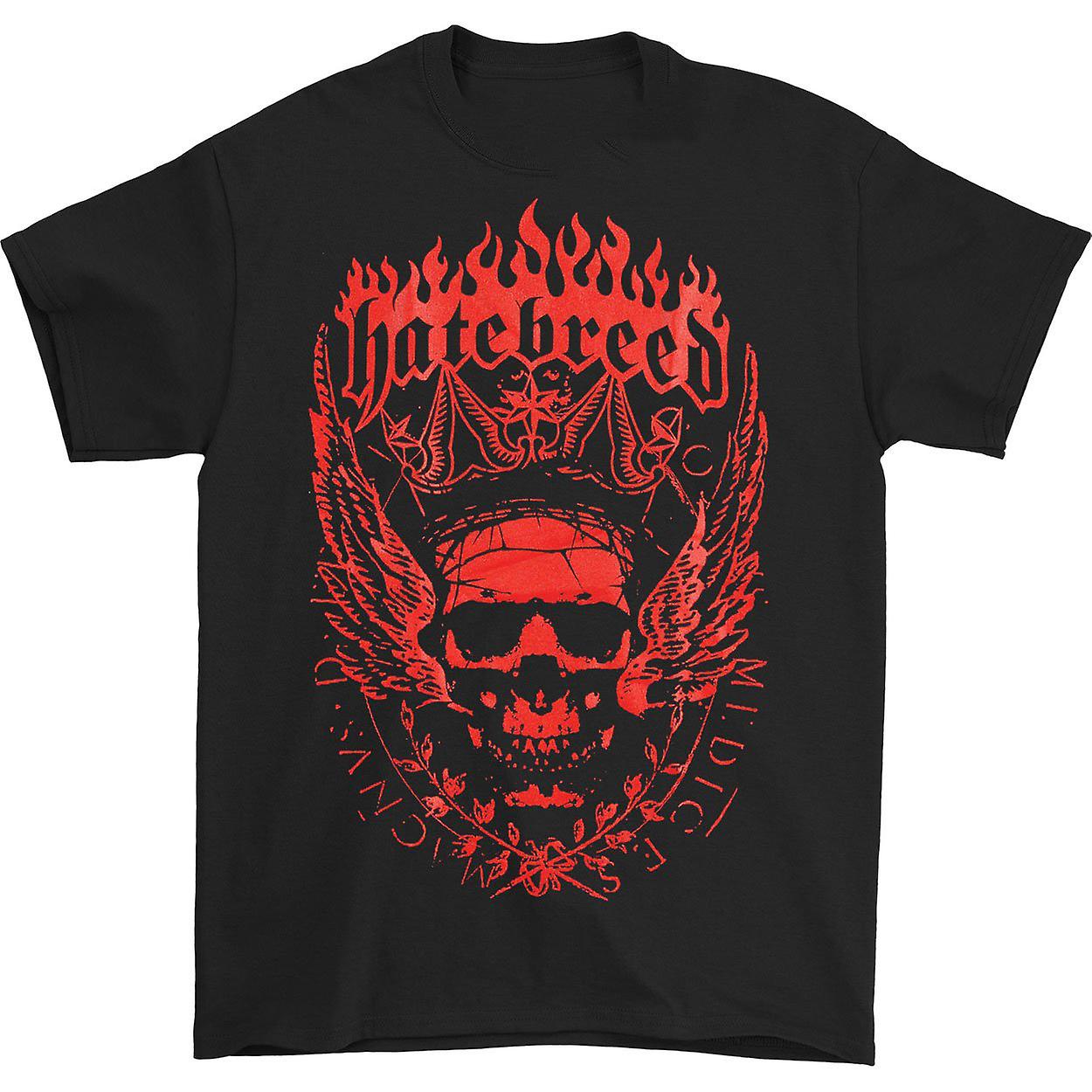 Foto 1 | Camiseta Hatebreed Crown Para Hombre Rockinstone 100% Algodón - Venta Internacional.