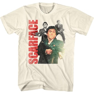Foto 1 | Camiseta Rockinstone Tony Montana Scarface Shooting Collage - Venta Internacional.