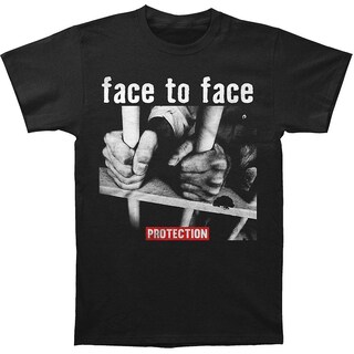 Foto 1 | Camiseta Rockinstone Face To Face Prison Bars, 180 G/m², Algodón - Venta Internacional.