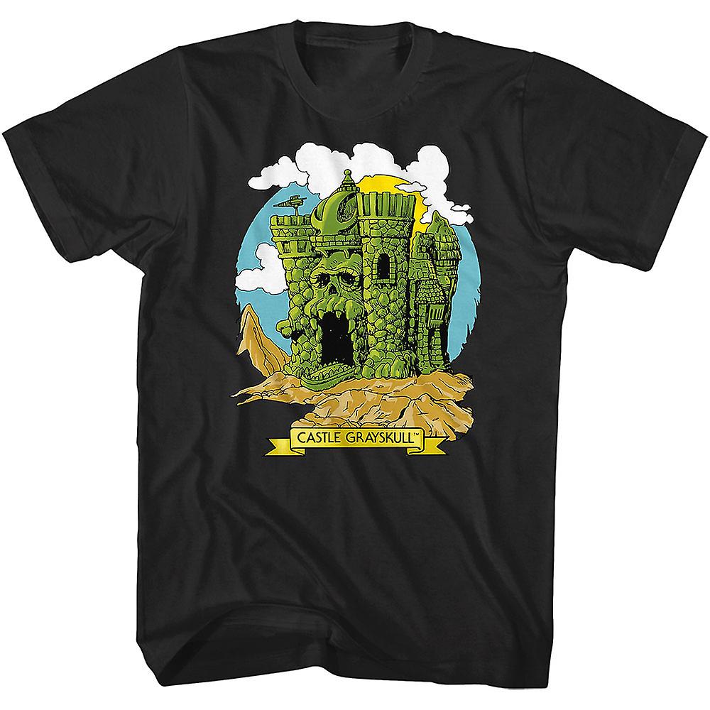 Foto 2 pulgar | Camiseta Rockinstone Castle Grayskull Masters Of The Universe - Venta Internacional.