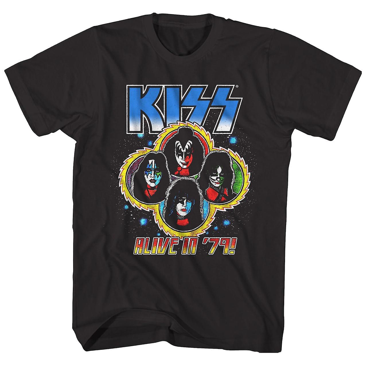 Foto 2 pulgar | Camiseta Rockinstone Kiss Alive In '79 Tour Para Hombre - Venta Internacional.