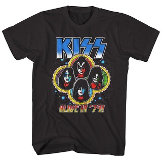 Foto 1 | Camiseta Rockinstone Kiss Alive In '79 Tour Para Hombre - Venta Internacional.