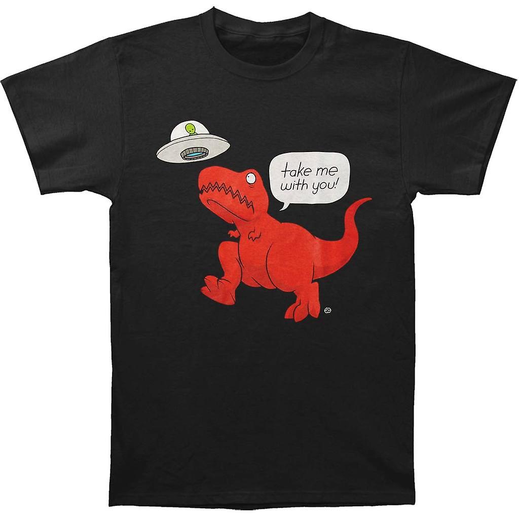 Foto 2 pulgar | Camiseta Rockinstone Humor Take Me With You 180 G/m², 100% Algodón - Venta Internacional.