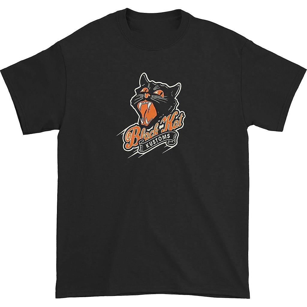 Foto 2 pulgar | Camiseta Negra Kat Kustoms Rockinstone 100% Algodón - Venta Internacional.