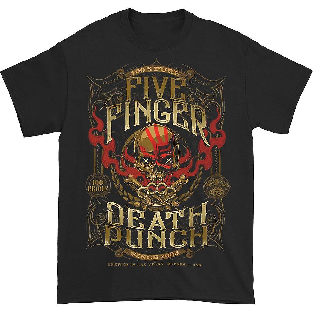 Camiseta Rockinstone Five Finger Death Punch 100 Proof - Venta Internacional.