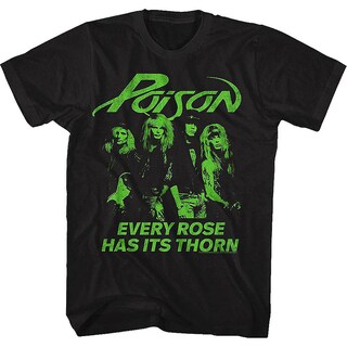 Foto 1 | Camiseta Rockinstone Cada Rosa Tiene Su Veneno De Espinas - Venta Internacional.