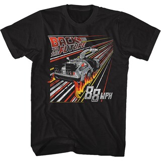Foto 1 | Camiseta Rockinstone Retro Fire Tracks Back To The Future - Venta Internacional.