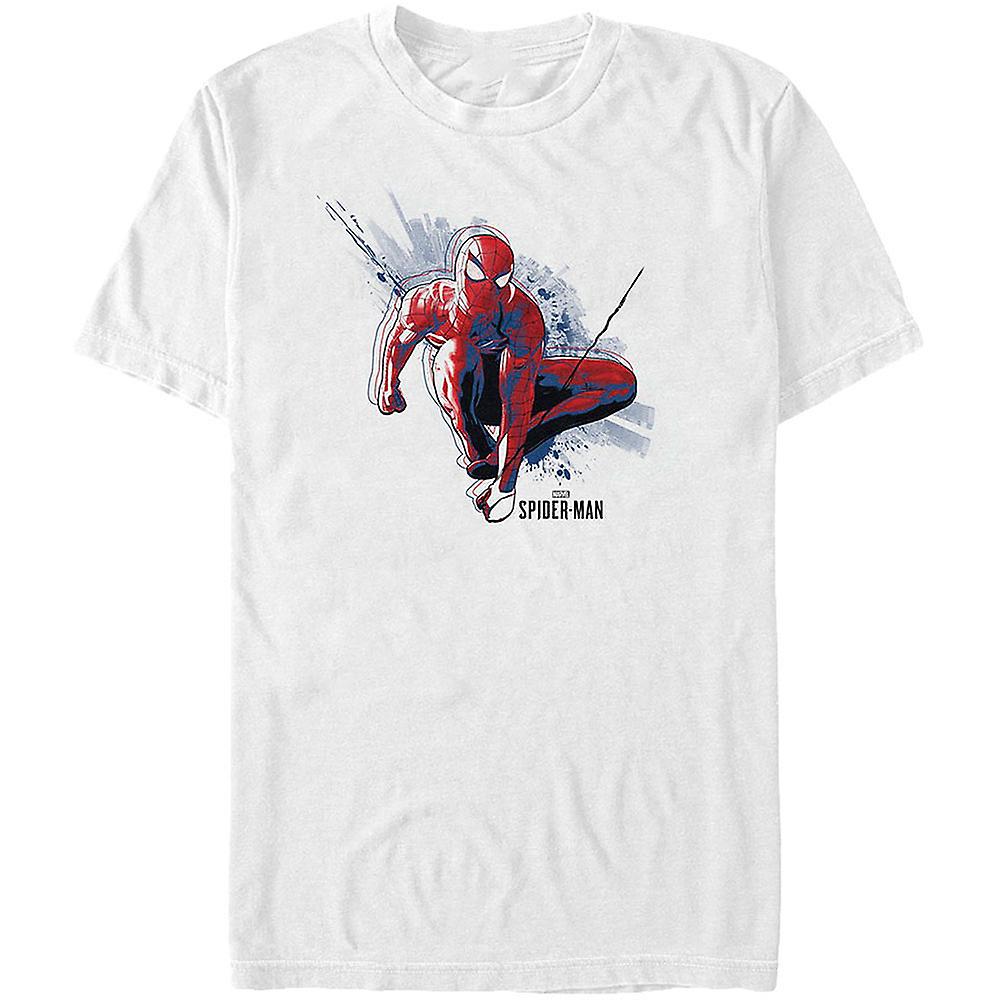 Foto 2 pulgar | Camiseta Rockinstone Swinging Spider-man 100% Algodón - Venta Internacional.