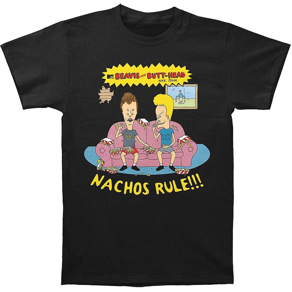 Foto 1 | Camiseta Rockinstone Beavis & Butthead Nachos Rule - Venta Internacional.