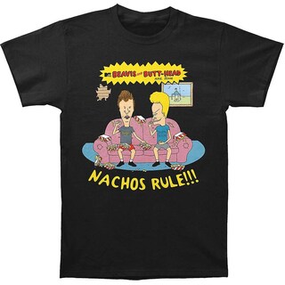 Foto 1 | Camiseta Rockinstone Beavis & Butthead Nachos Rule - Venta Internacional.