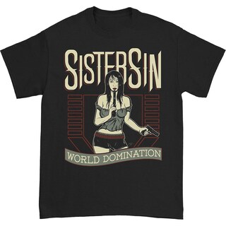 Foto 1 | Camiseta Rockinstone Sister Sin World Domination 180 G/m² - Venta Internacional.