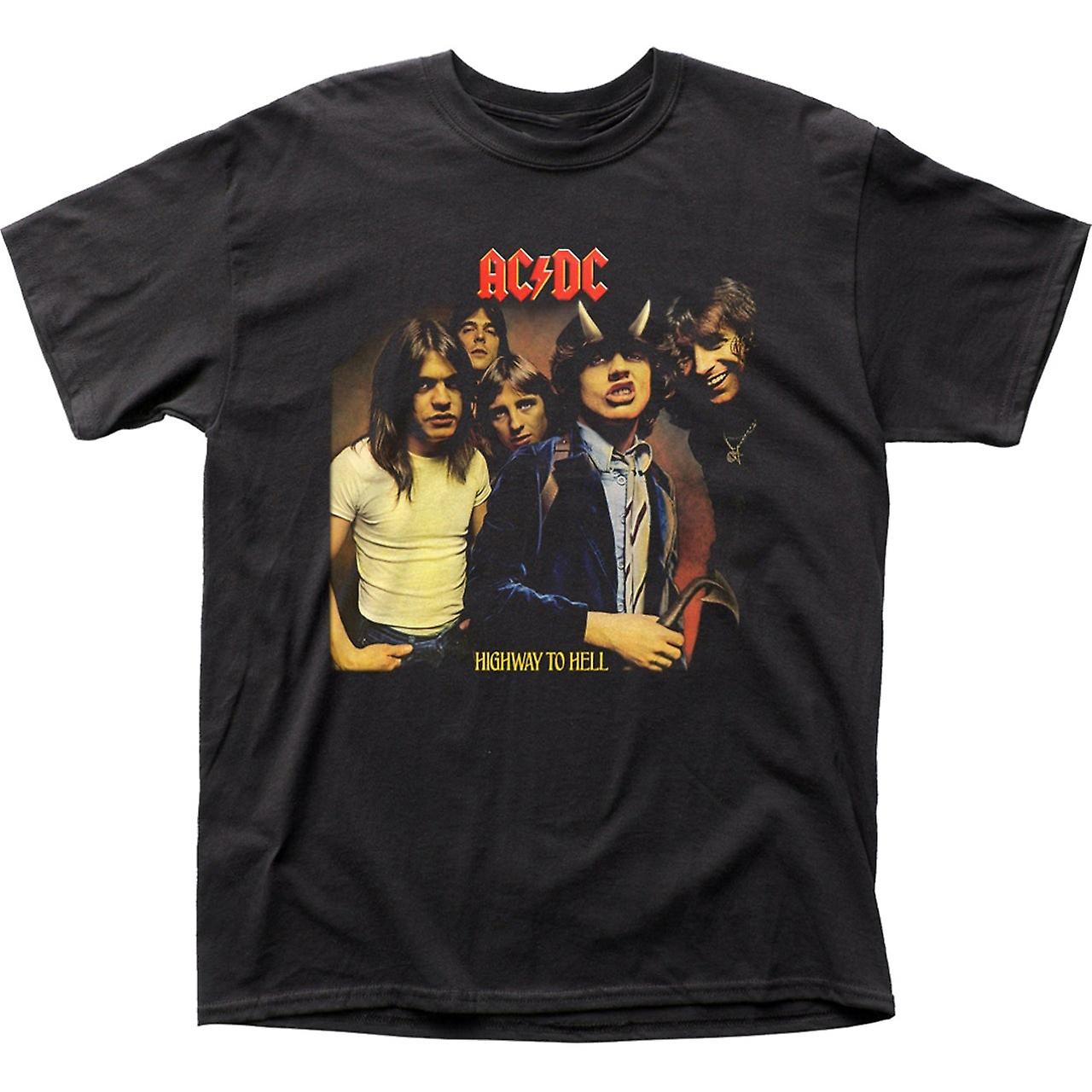 Foto 2 pulgar | Camiseta Rockinstone Ac/dc Lp Cover 100% Algodón - Venta Internacional.