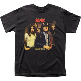 Foto 1 | Camiseta Rockinstone Ac/dc Lp Cover 100% Algodón - Venta Internacional.