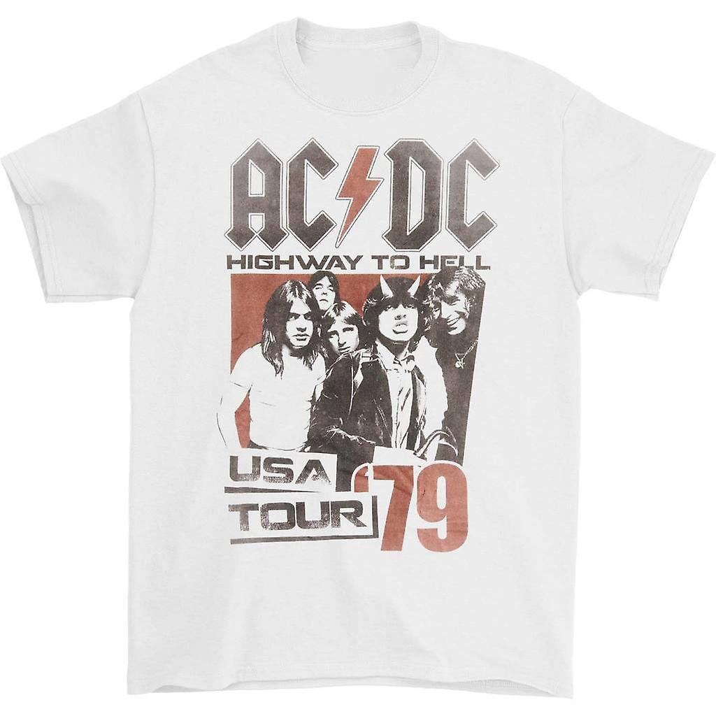 Foto 1 | Camiseta Ac/dc Hth Tour 79 Para Hombre Rockinstone - 100% Algodón - Venta Internacional.