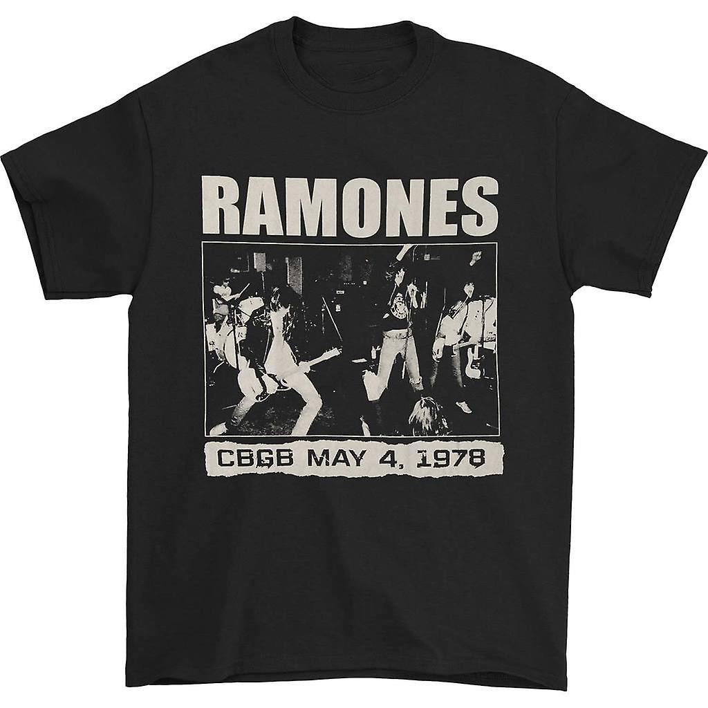 Foto 2 pulgar | Camiseta Rockinstone Ramones Cbgb 1978 180 G/m² 100% Algodón - Venta Internacional.