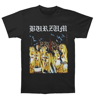 Foto 1 | Camiseta Rockinstone Burzum Burning Witches 180 G/m² - Venta Internacional.