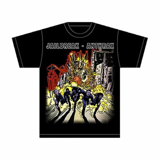 Foto 1 | Camiseta Anthrax Anthems Jailbreak Para Hombre - Venta Internacional.