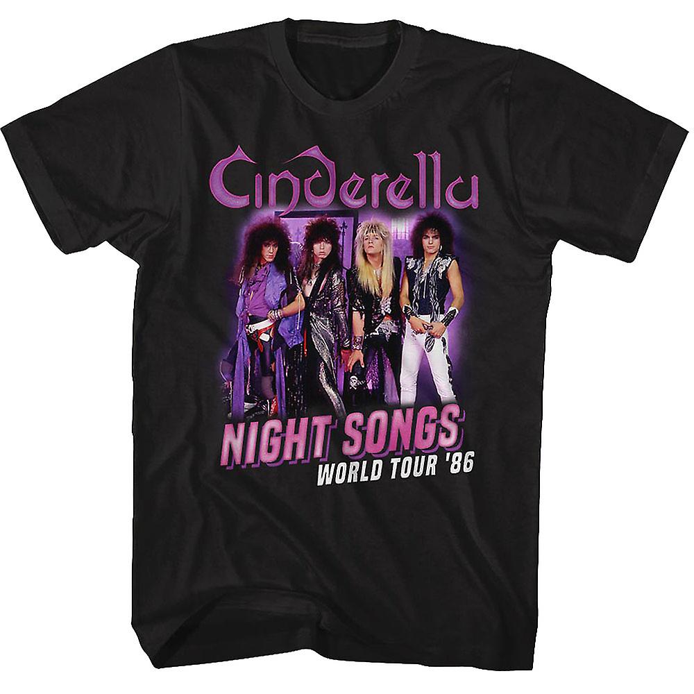 Foto 2 pulgar | Camiseta Rockinstone Night Songs World Tour Cinderella - Venta Internacional.