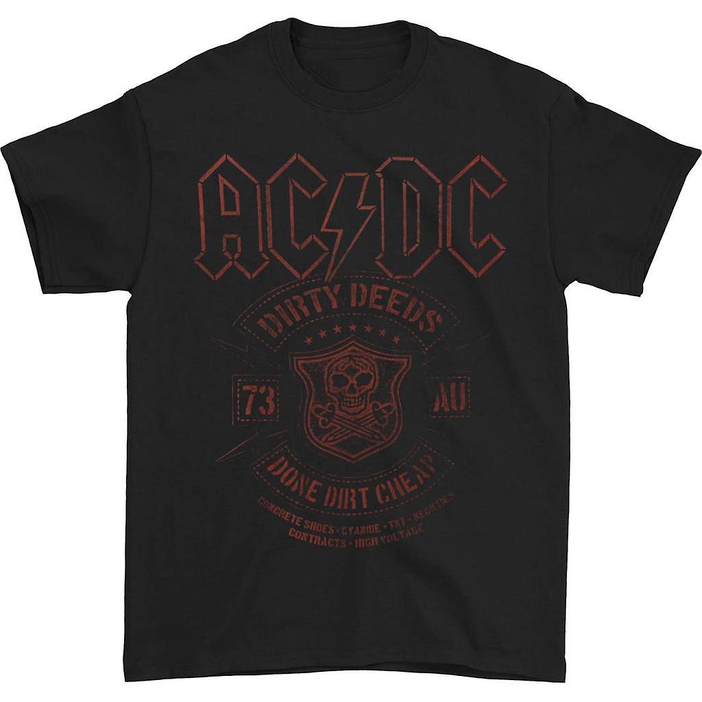 Foto 1 | Camiseta Rockinstone Ac/dc Done Dirt Cheap 100% Algodón - Venta Internacional.