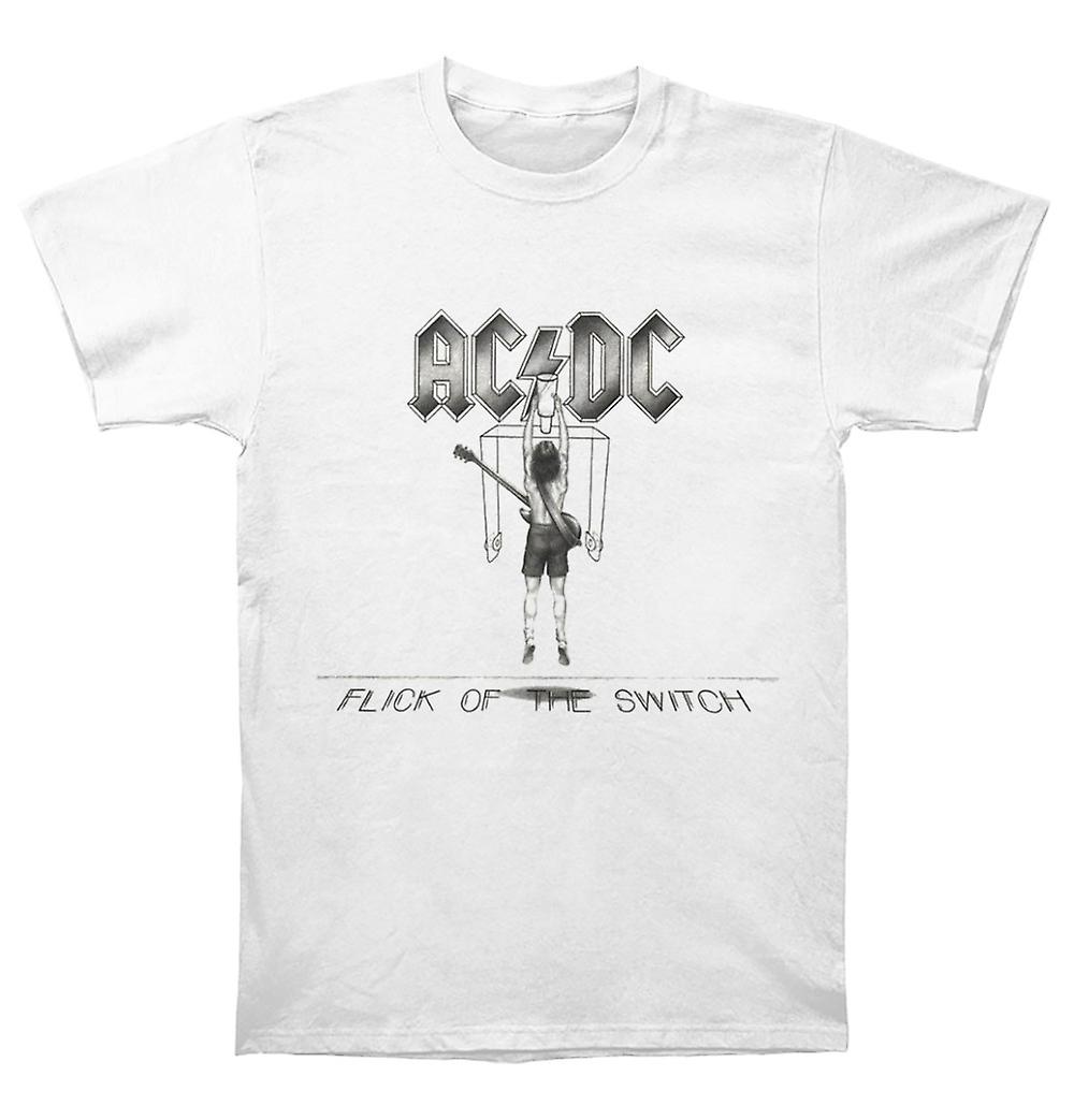 Foto 2 pulgar | Camiseta Rockinstone Acdc Switch Blanca 100% Algodón - Venta Internacional.