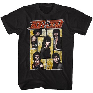 Foto 1 | Camiseta Rockinstone Bon Jovi Livin' On A Prayer 100% Algodón - Venta Internacional.