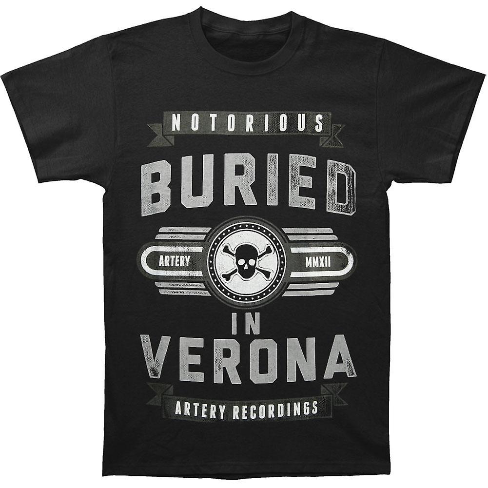 Foto 2 pulgar | Camiseta Buried In Verona Notorious Skull Para Hombre - Venta Internacional.