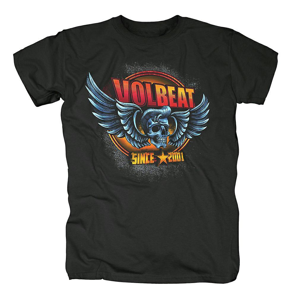 Foto 2 pulgar | Camiseta Rockinstone Volbeat Dimension Skullwing Para Hombre - Venta Internacional.