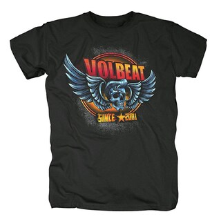 Foto 1 | Camiseta Rockinstone Volbeat Dimension Skullwing Para Hombre - Venta Internacional.