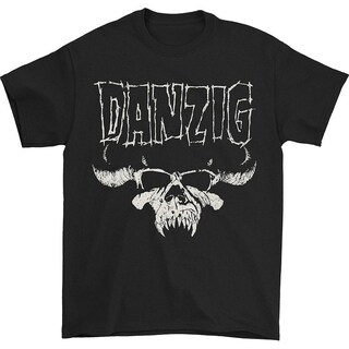 Foto 1 | Camiseta Rockinstone Danzig Skull Logo Regular Para Hombre - Venta Internacional.