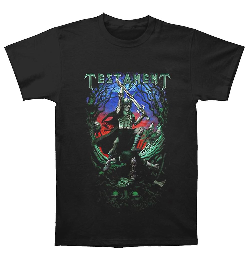 Foto 2 pulgar | Camiseta Rockinstone Testament Skeleton Warrior 180 G/m² - Venta Internacional.