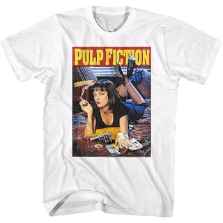Foto 1 | Camiseta Rockinstone Pulp Fiction Con Póster Desgastado - Venta Internacional.