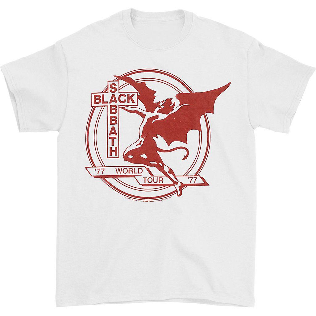 Camiseta Black Sabbath World Tour 77 Para Hombre - Venta Internacional.
