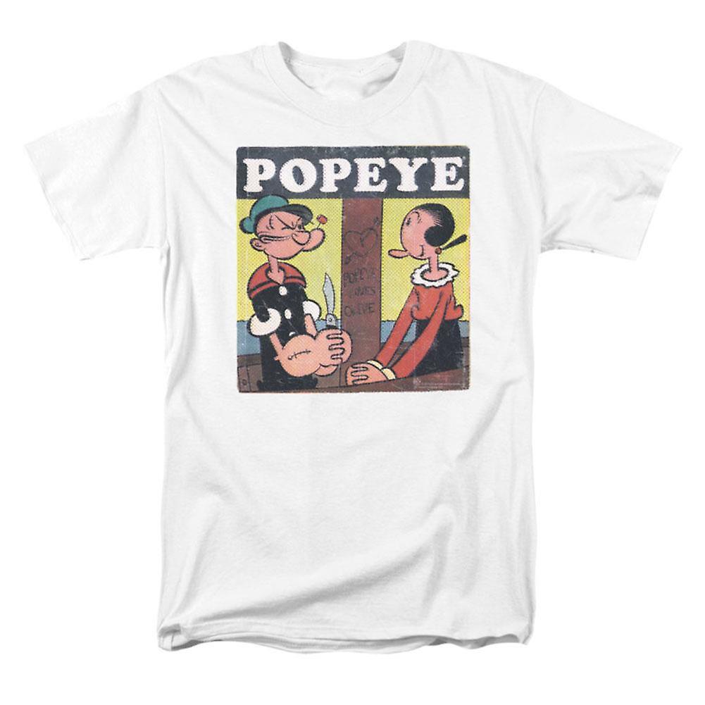 Foto 2 pulgar | Camiseta Rockinstone Popeye Loves Olive 100% Algodón - Venta Internacional.