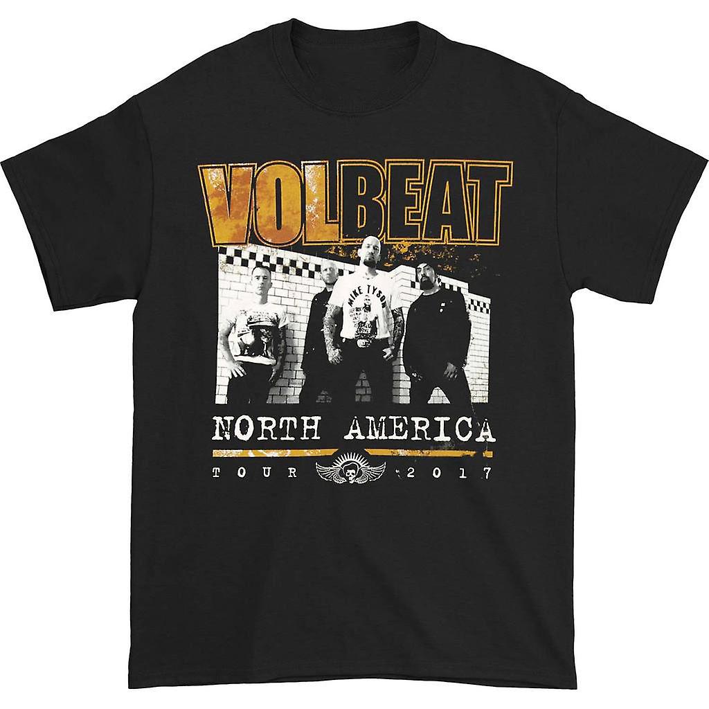 Foto 2 pulgar | Camiseta Rockinstone Volbeat Band Photo 2017 Tour Para Hombre - Venta Internacional.