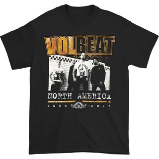 Foto 1 | Camiseta Rockinstone Volbeat Band Photo 2017 Tour Para Hombre - Venta Internacional.