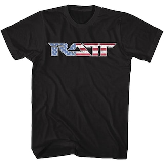 Foto 1 | Camiseta Rockinstone Con El Logotipo De La Rata Roja, Blanca Y Azul - Venta Internacional.