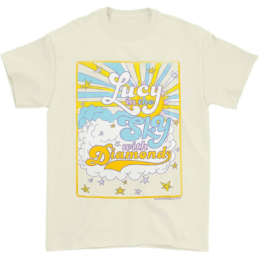 Foto 2 pulgar | Camiseta Con Letras De Los Beatles De Rockinstone Lucy In The Sky - Venta Internacional.