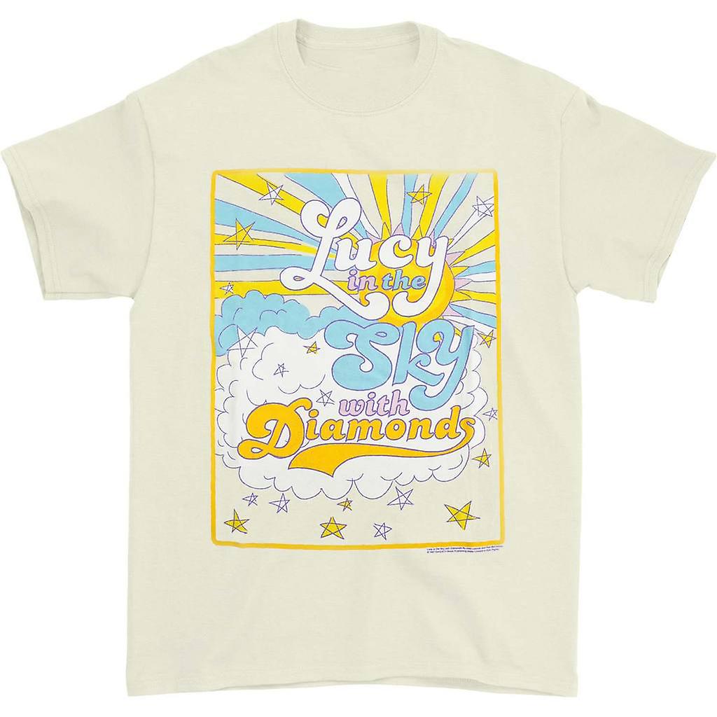 Camiseta Con Letras De Los Beatles De Rockinstone Lucy In The Sky - Venta Internacional.