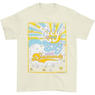 Foto 1 | Camiseta Con Letras De Los Beatles De Rockinstone Lucy In The Sky - Venta Internacional.