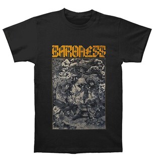Foto 1 | Camiseta Rockinstone Baroness Dorada Y Gris Dateback - Venta Internacional.
