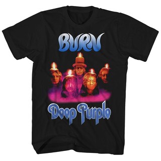 Foto 1 | Camiseta Rockinstone Deep Purple Burn Album Art Para Hombre - Venta Internacional.