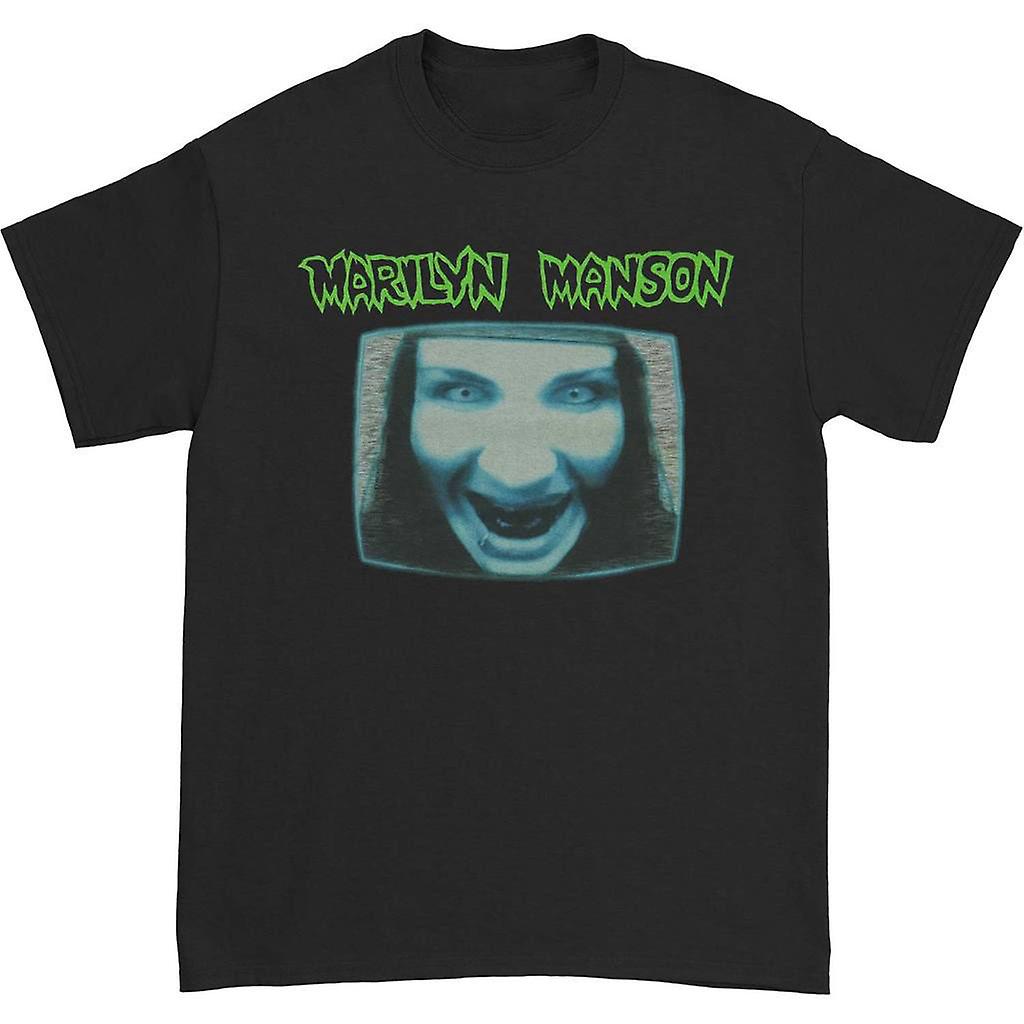 Foto 2 pulgar | Camiseta Rockinstone Marilyn Manson Tv 100% Algodón - Venta Internacional.