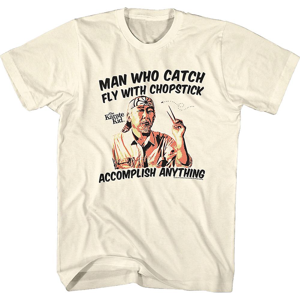 Foto 1 | Camiseta Rockinstone Miyagi Chopsticks Karate Kid Para Hombre - Venta Internacional.
